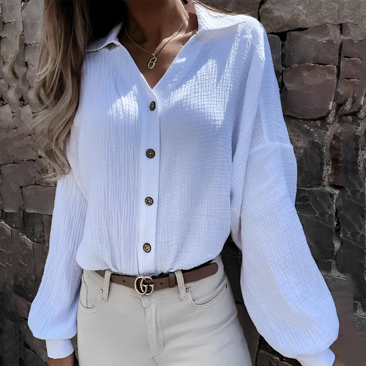 Aliana - Elegant European Long-Sleeve Blouse for Women for a Stylish Fall