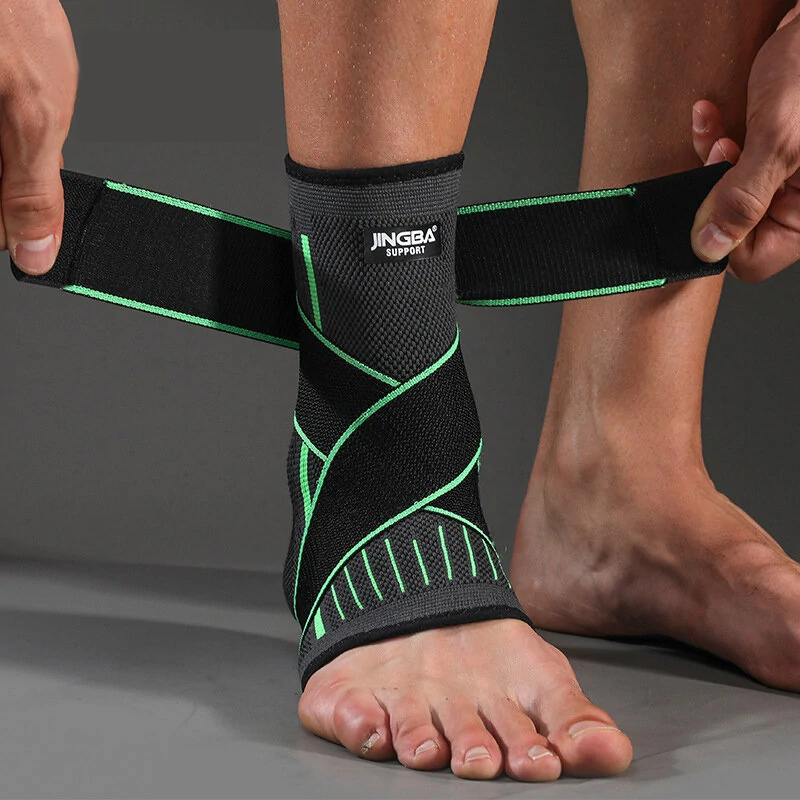 Bande de compression stabilisante pour la cheville, réglable, pour le sport et l'usage quotidien