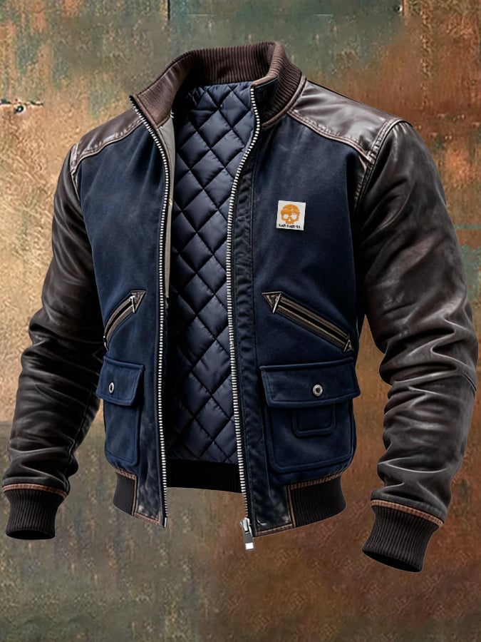 Chaqueta de mujer acolchada de entretiempo, negra, para el otoño