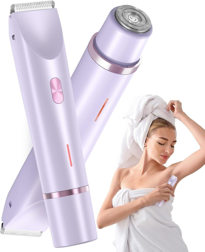 Electric Waterproof Intimate Razor for Women, Suitable for Wet and Dry Shaving
