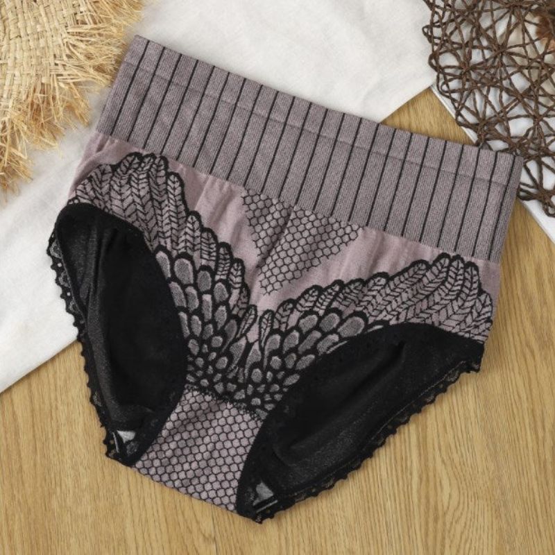 Culotte modellante donna vita alta scolpente in nylon invisibile per l'estate