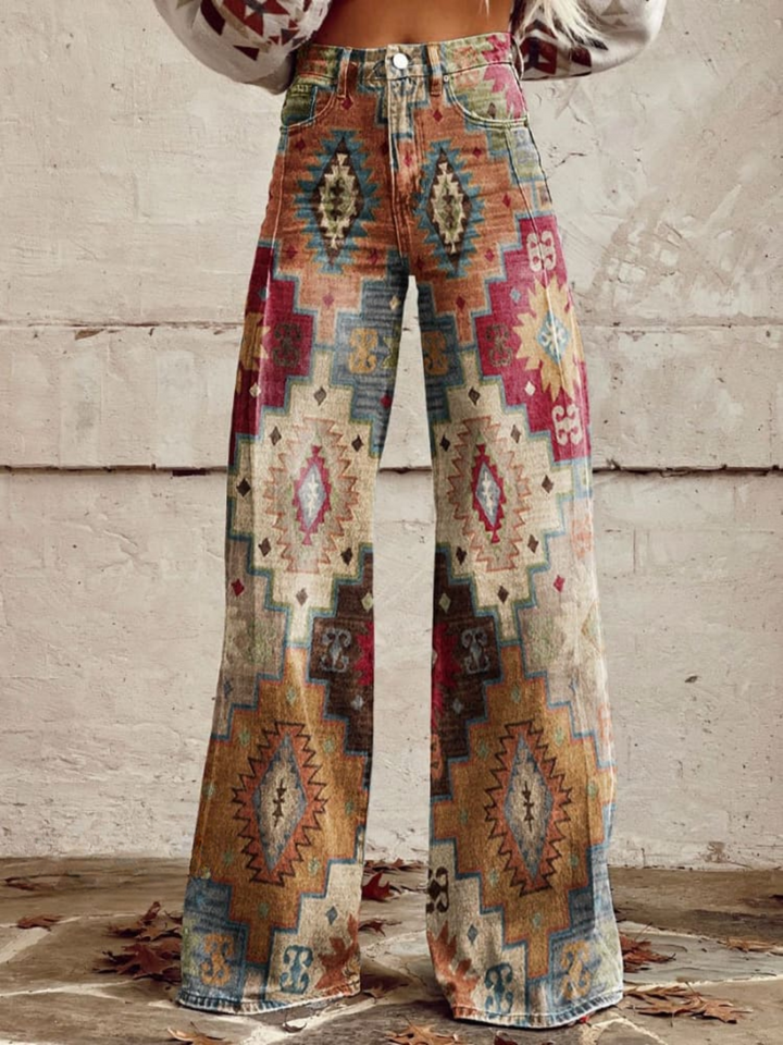 Marie™ - Luźne spodnie boho vintage