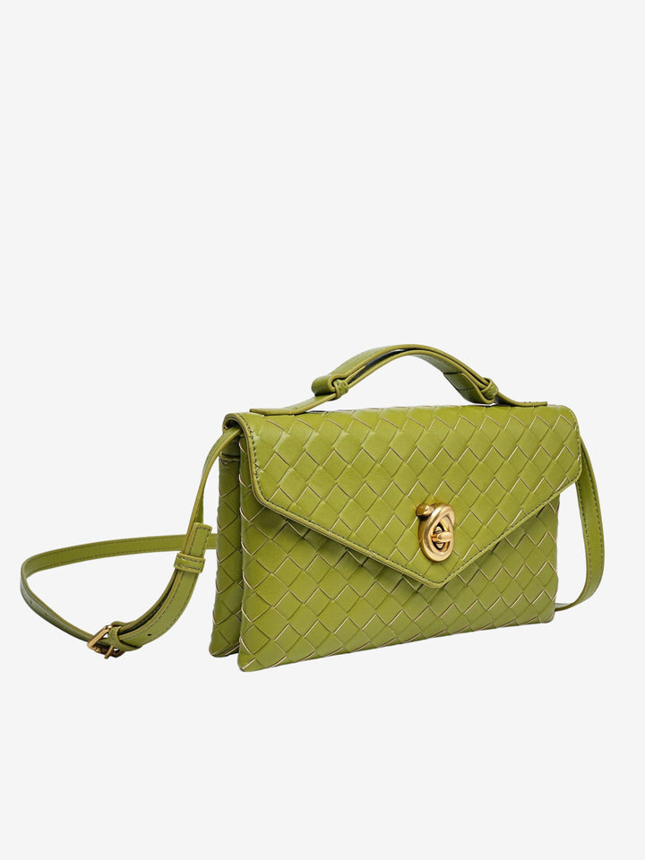 Petit sac besace en cuir pour femme, à bandoulière, automnal
