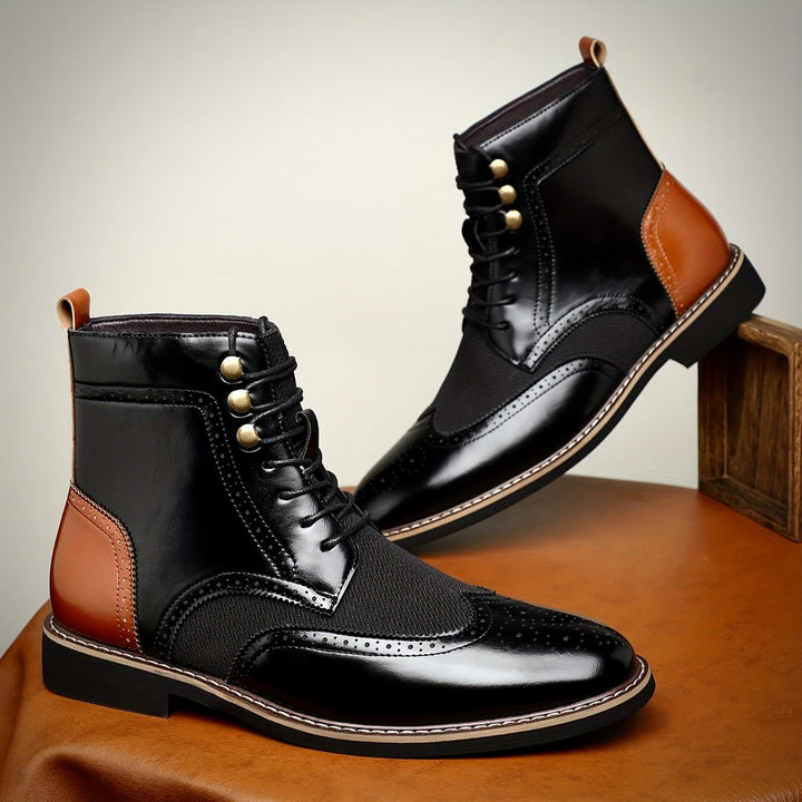 Hawk Premium Oxford Leather Boots for Timeless Style and Comfort