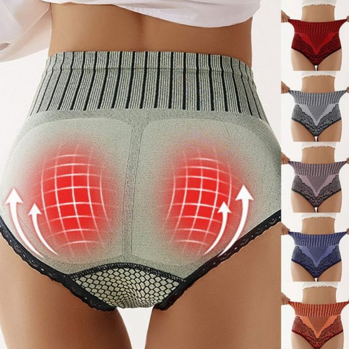 Culotte modellante donna vita alta scolpente in nylon invisibile per l'estate