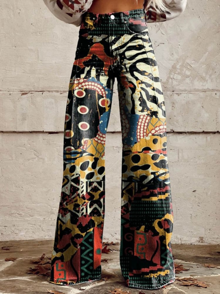 Amélie™ - Pantaloni Larghi Art