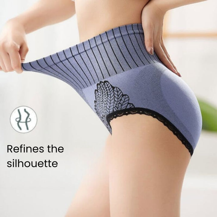Culotte modellante donna vita alta scolpente in nylon invisibile per l'estate