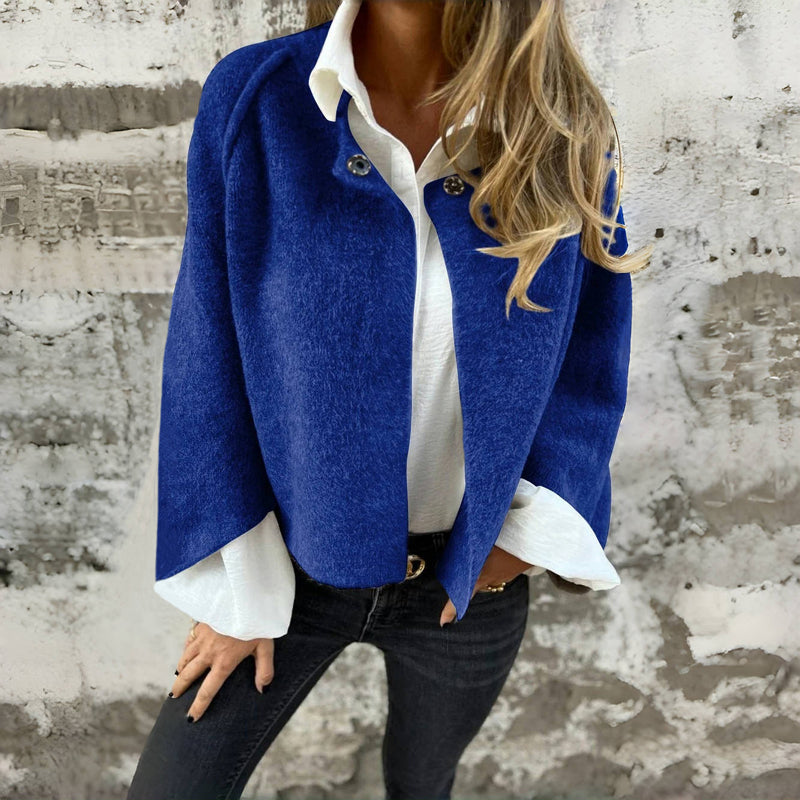 Blazer femme vintage en maille pour l'automne, à porter au quotidien