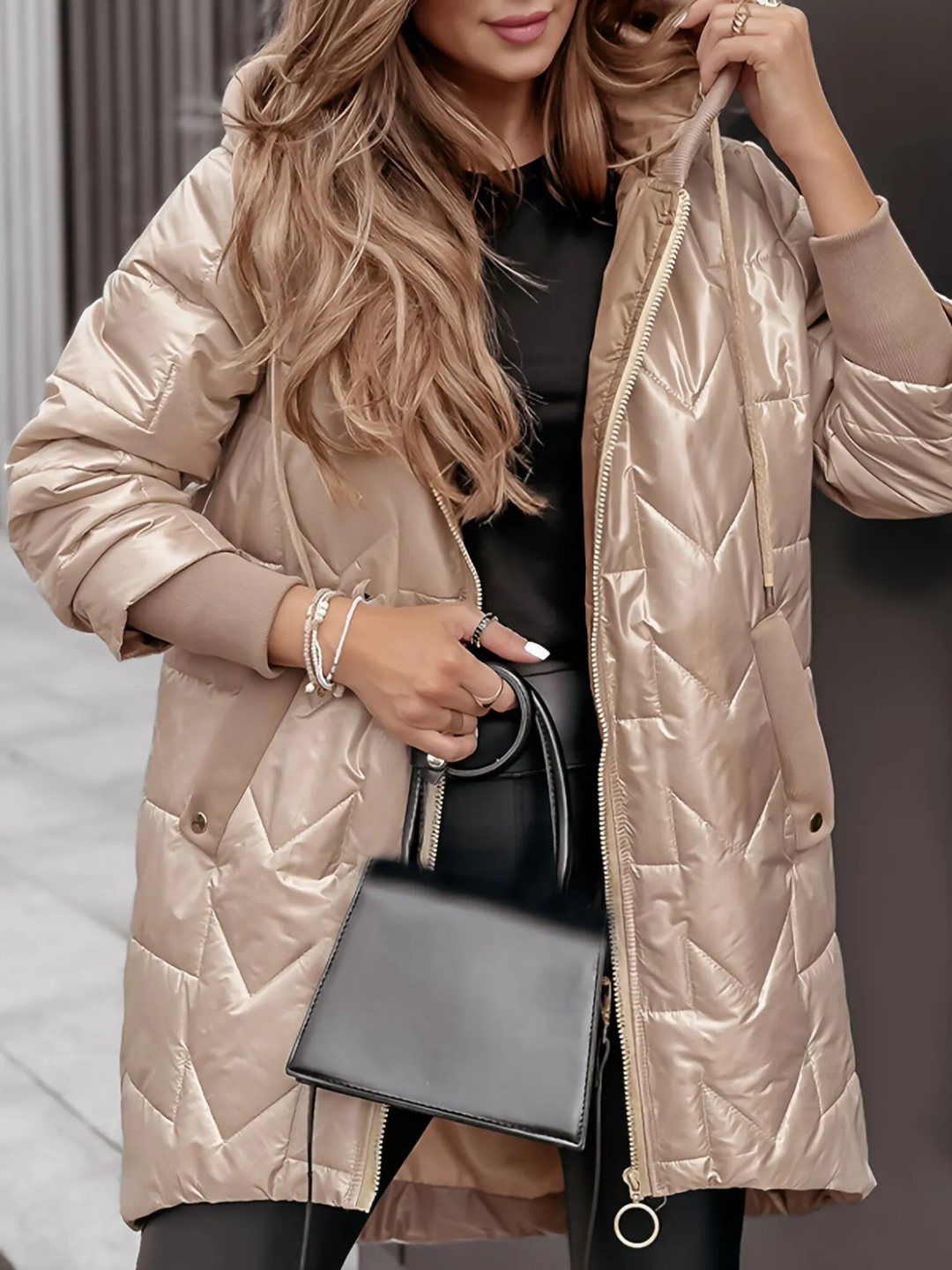 Nathalie™ - Manteau d'Hiver en Laine pour Femme