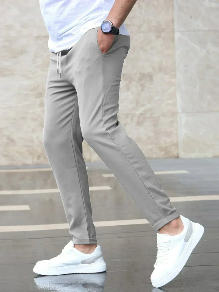 Pantalon homme en coton extensible pour l’automne