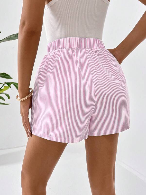 Blythe - Rochie scurtă de vară cu dungi, la modă pentru femei