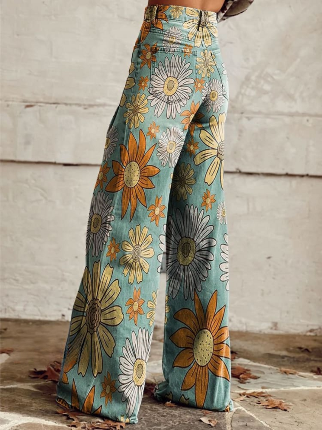 Isabelle™ - Pantalons Amples Floraux Vintage