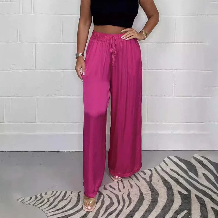 Edna - Pantalon confortable avec ceinture élastiquée pour un confort optimal