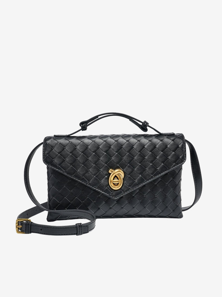 Petit sac besace en cuir pour femme, à bandoulière, automnal