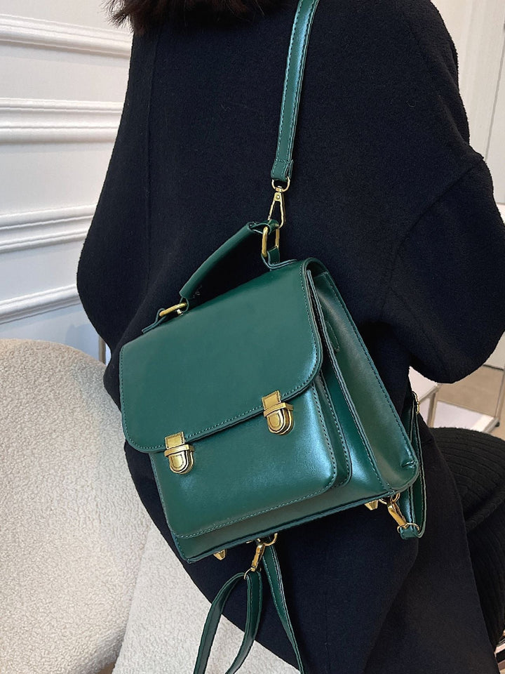 Sac à dos à rabat à double teinte pour femmes - Parfait pour toute aventure !