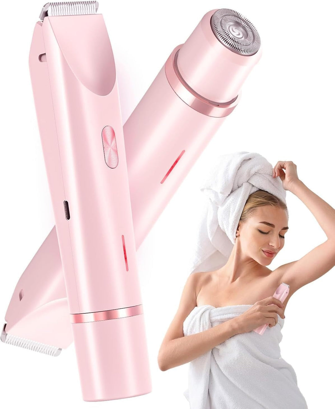 Electric Waterproof Intimate Razor for Women, Suitable for Wet and Dry Shaving