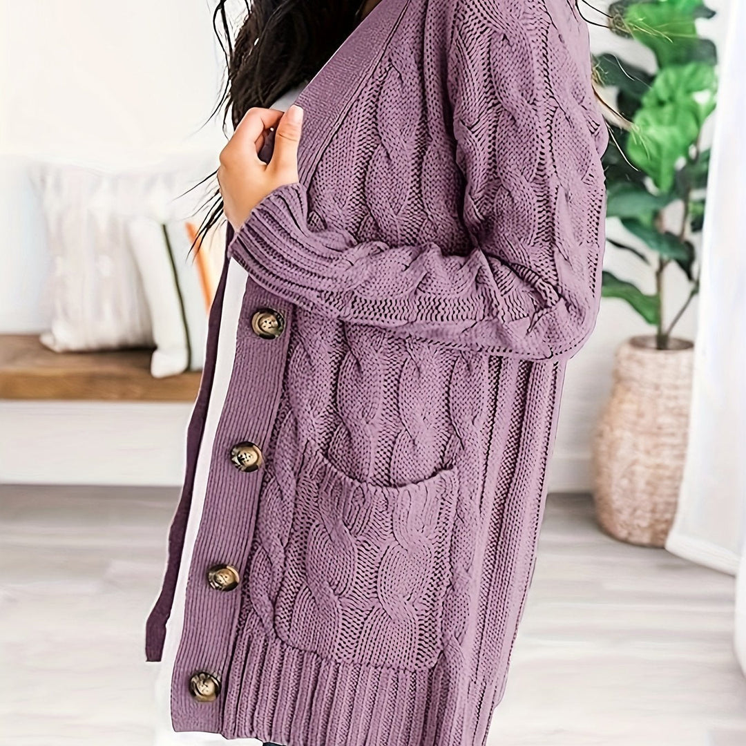 Gilet féminin en tricot pour l'automne, élégant et classique
