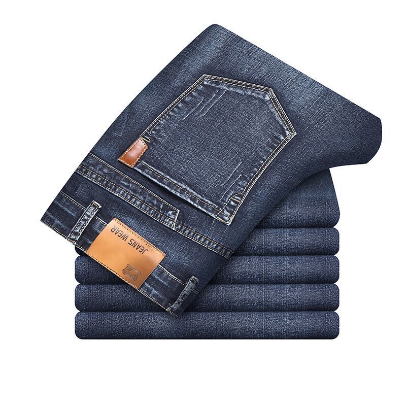 Jean homme coupe slim en coton extensible pour l’automne