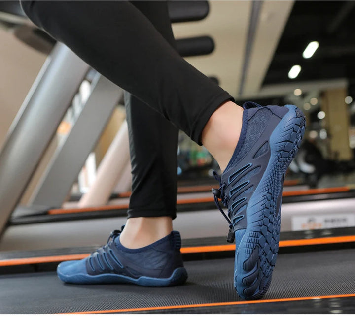 Chaussures barefoot en cuir à l'avant-pied large et semelle fine été 2026