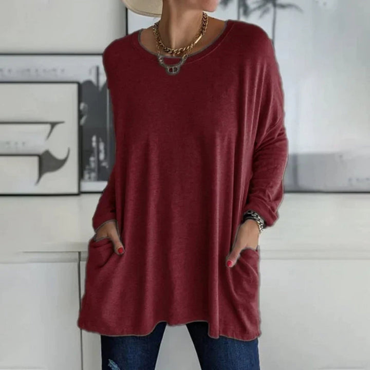 Oversize női kötött pulóver őszre, elegáns és laza, bő szabású fazon