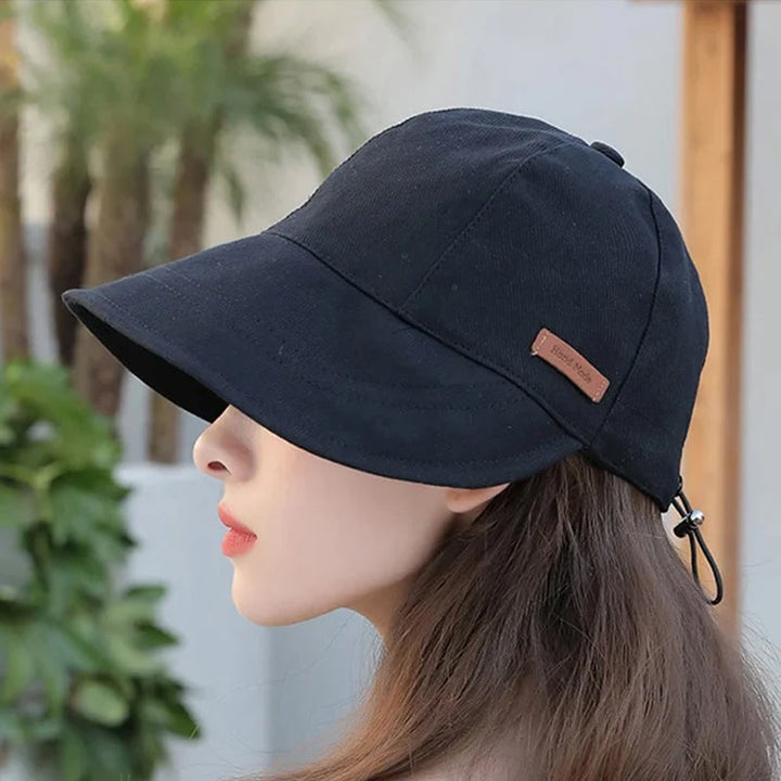 Chapeau de soleil en coton pour femmes avec protection UV, été, respirant