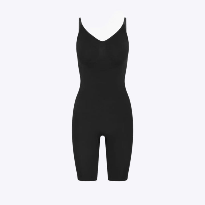 Body modelant en coton pour l’été, combinaison sans coutures affinant la silhouette