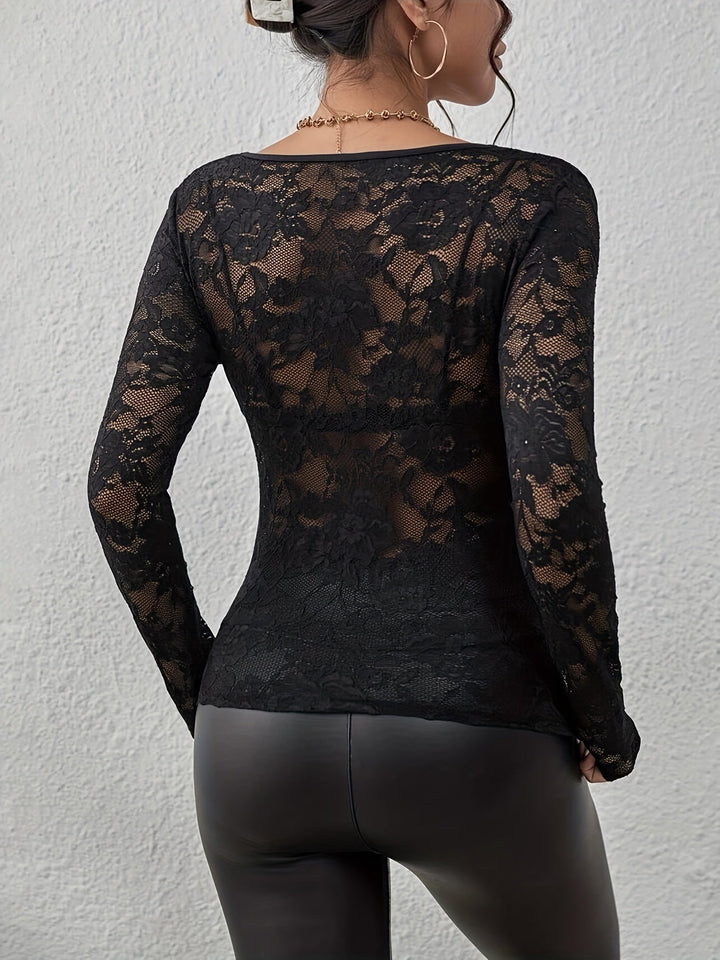 Paislee - Camicetta autunnale chic in pizzo da donna