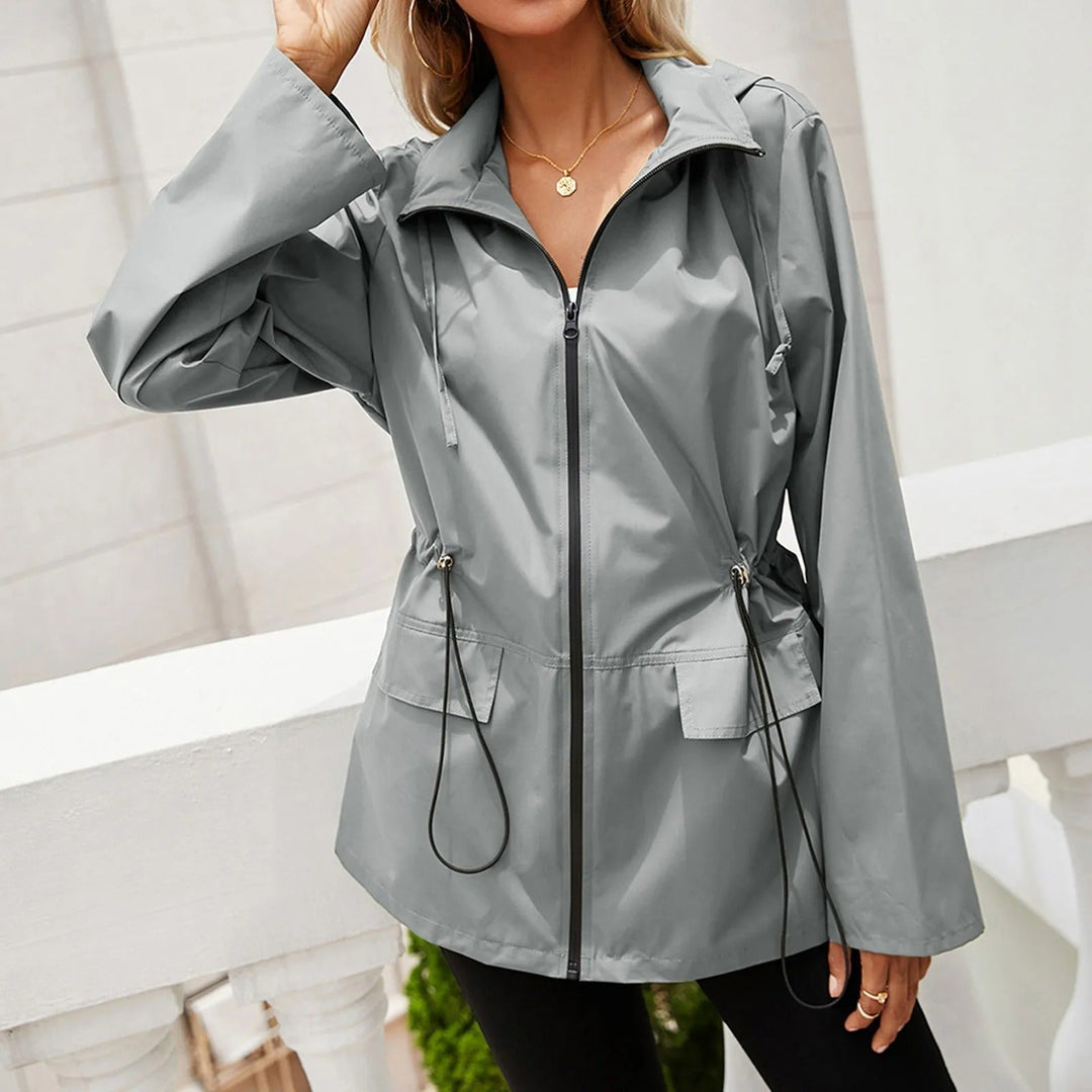 Stylish Lily - Cortavientos coreano para mujeres