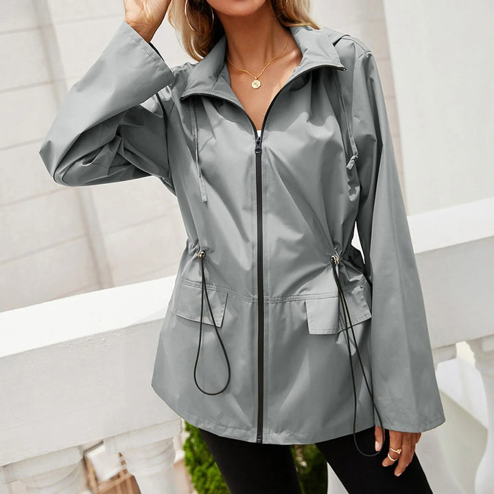 Stylish Lily - Cortavientos coreano para mujeres