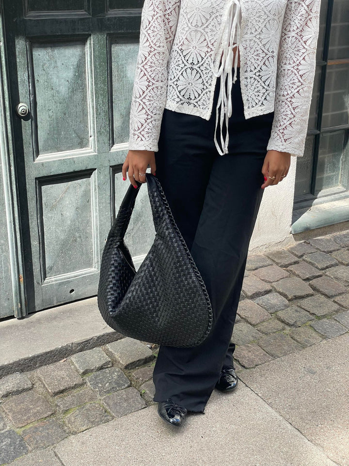 Nova - Elegantní tkaná dámská kabelka