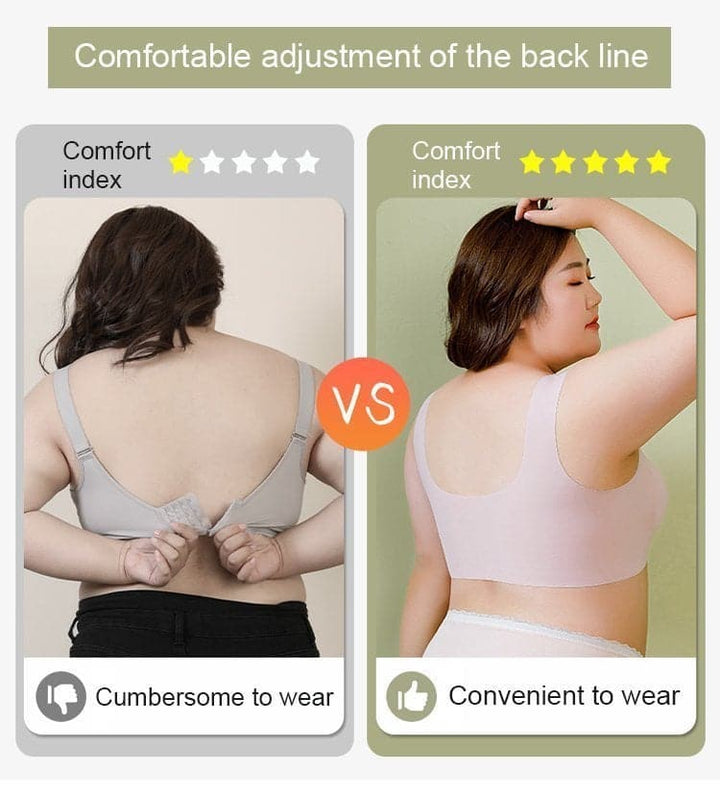 Soutien-gorge push-up sans coutures pour femme, sans armatures, en coton, pour l’automne