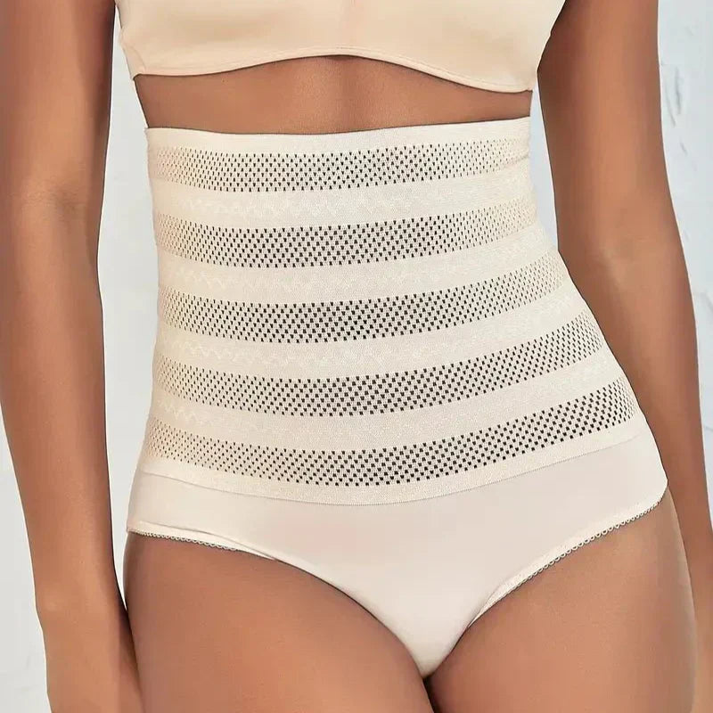 Culotte gainante taille haute femme en nylon sculptant pour la saison automnale