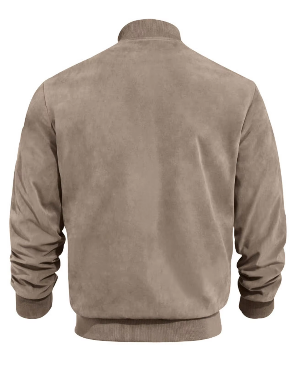 Veste bomber femme en daim pour l’automne, veste de mi-saison pour les journées fraîches