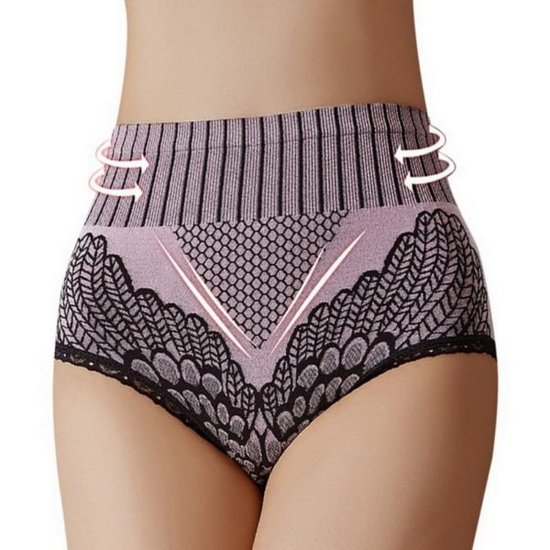 Culotte modellante donna vita alta scolpente in nylon invisibile per l'estate