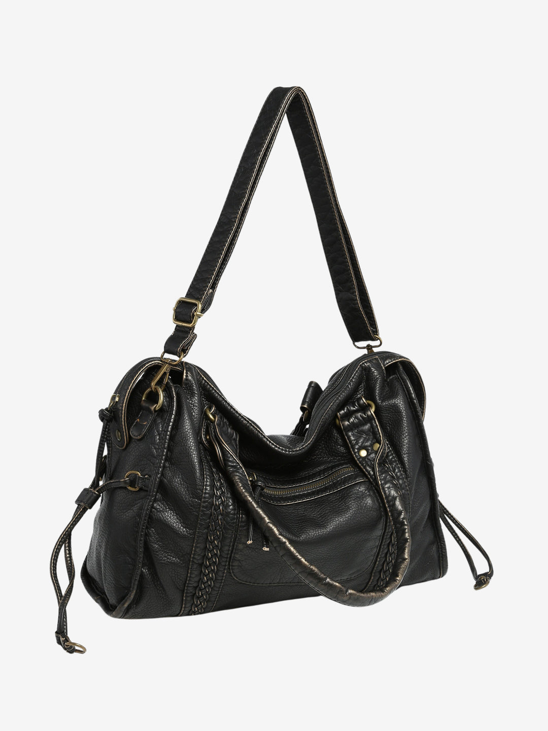 Sac en cuir pour femme, pour le travail et ordinateur portable, style urbain automnal