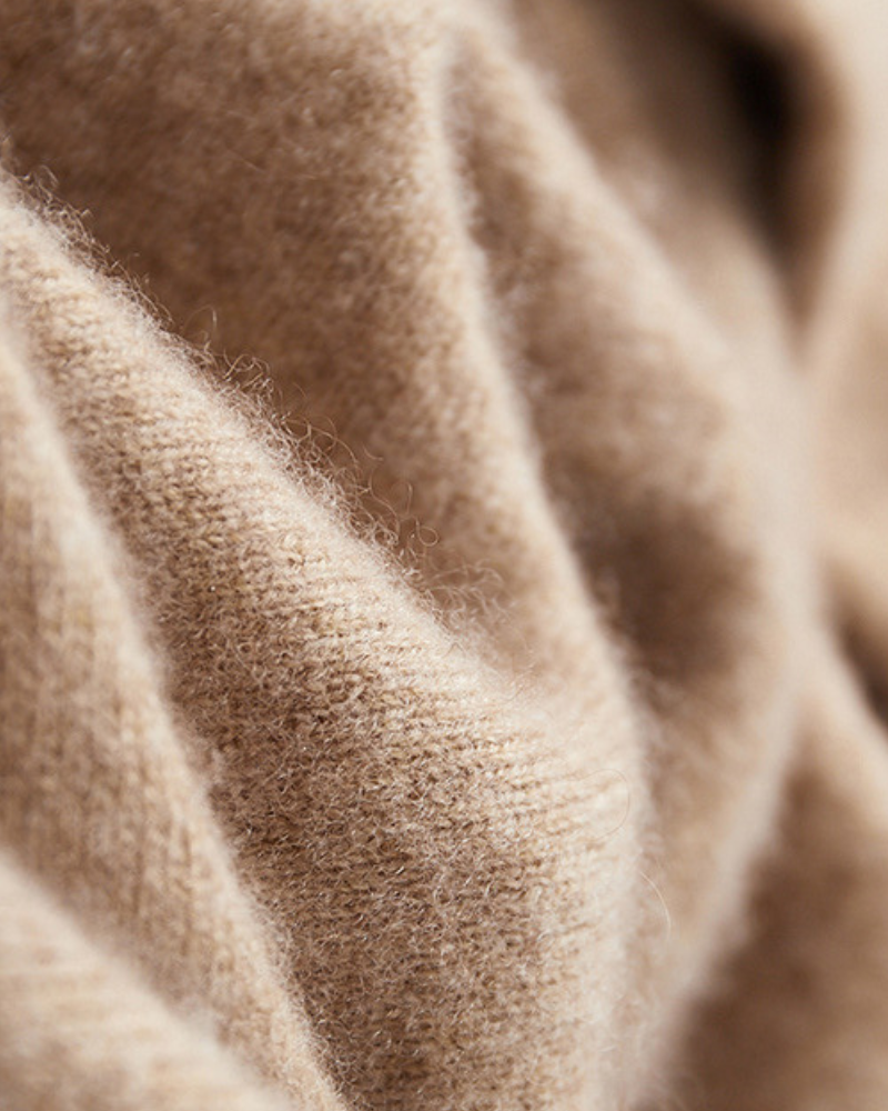 Men's cashmere hooded sweater, elegant autumn sweatshirt