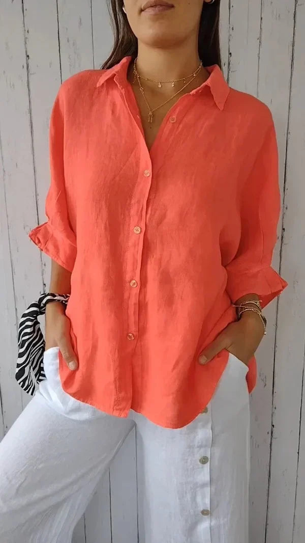 Lena - Blusa de verano elegante y cómoda para mujeres