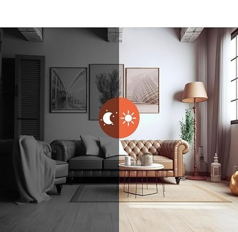 Caméra de sécurité sans fil Wi-Fi 1080p, vision à distance et alertes de mouvement, vision nocturne