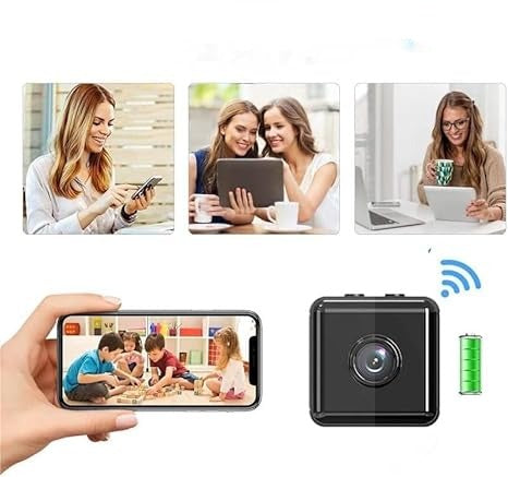 Caméra de sécurité sans fil Wi-Fi 1080p, vision à distance et alertes de mouvement, vision nocturne