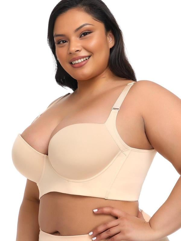 Sutien mărimi mari, susținere optimă, respirabil pentru vară, fără balene, din nylon