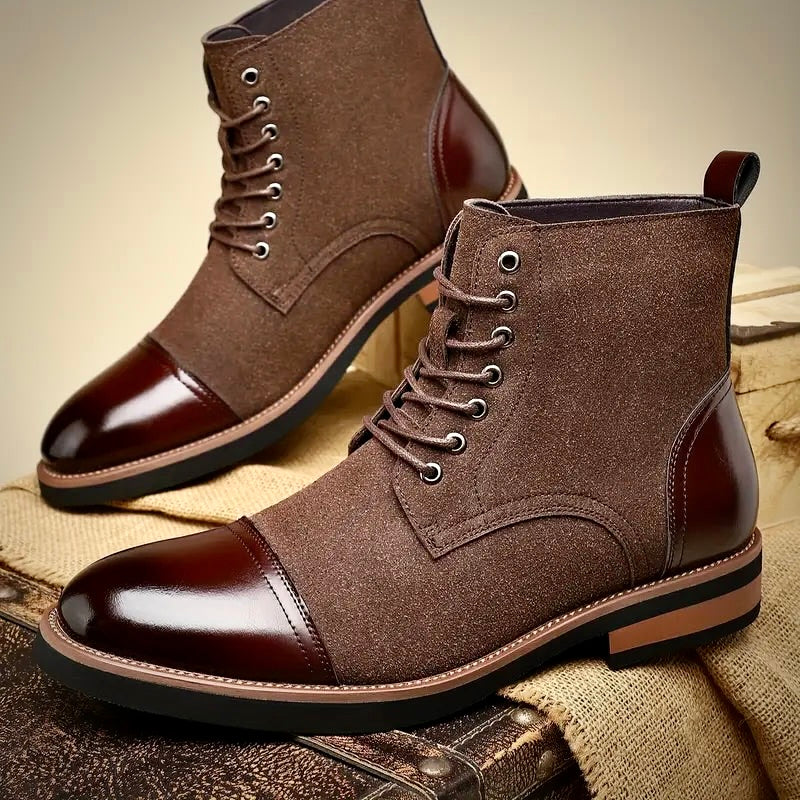 Blaze | Premium Oxford Leather Boots for Timeless Style
