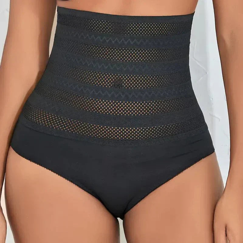 Culotte gainante taille haute femme en nylon sculptant pour la saison automnale