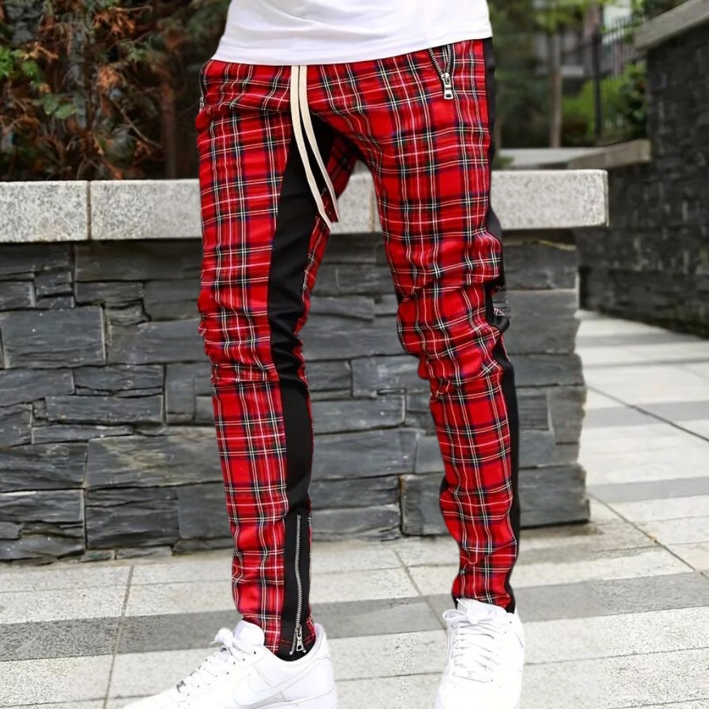 ALOIS - Pantaloni a quadri eleganti per l'uomo moderno