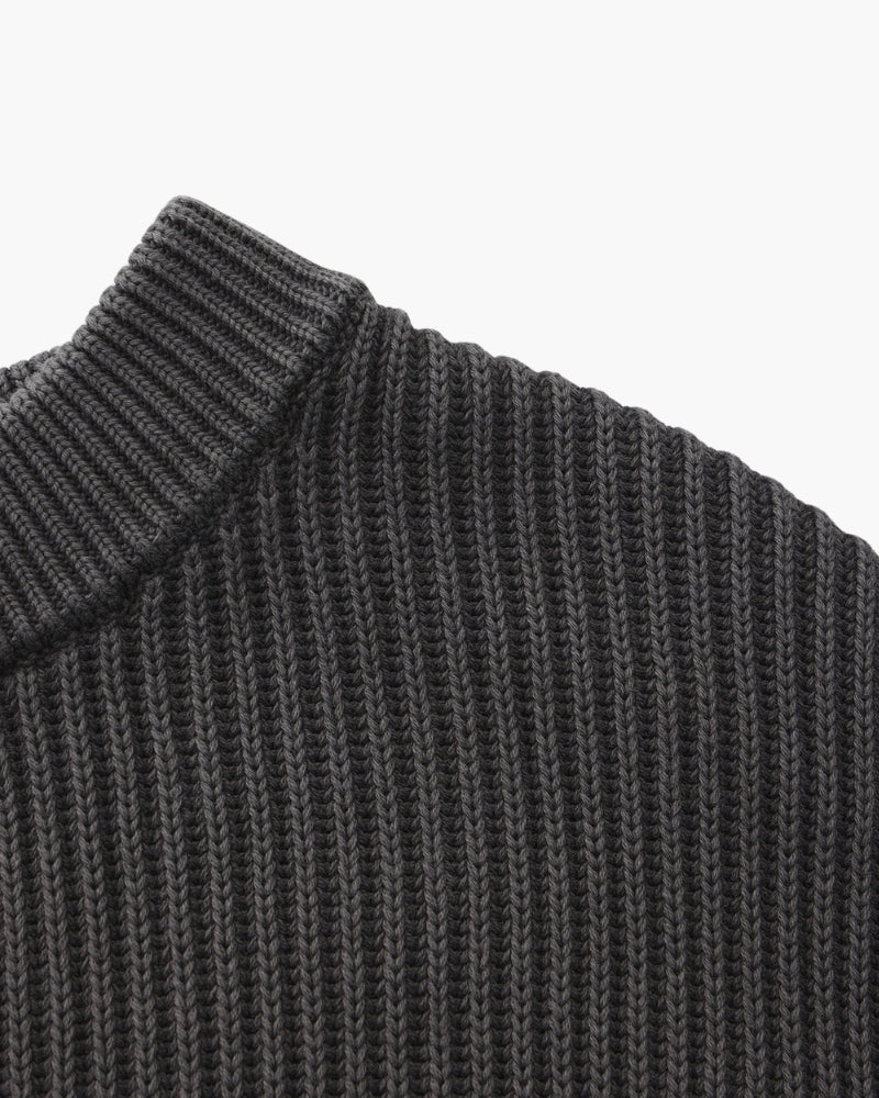 Pull homme en coton à col rond, à rayures, en maille pour l’automne