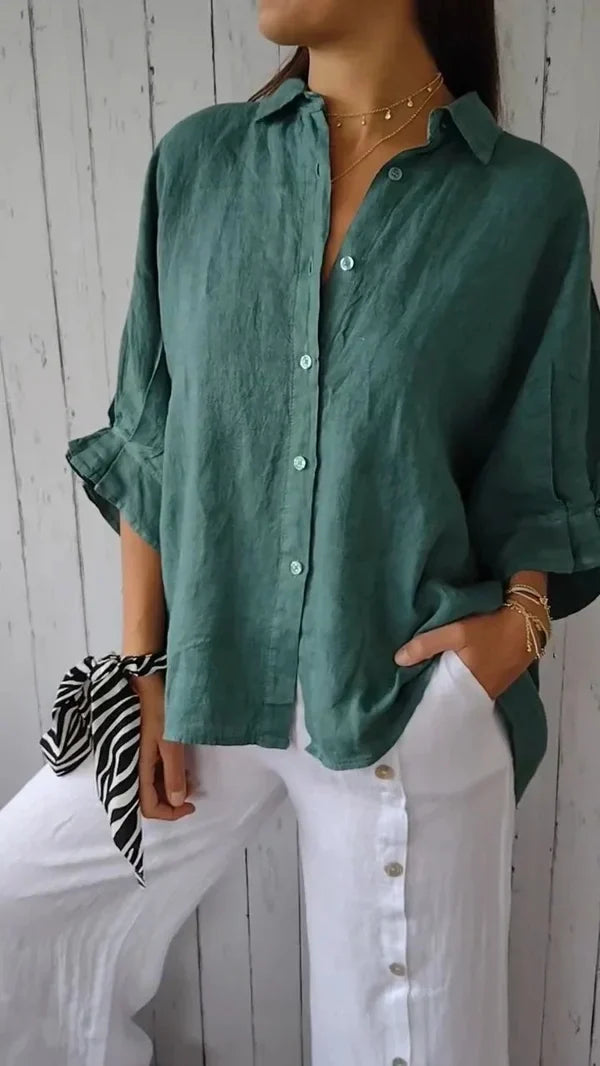 Lena - Blusa de verano elegante y cómoda para mujeres
