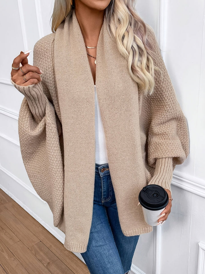 Cardigan en cachemire pour femme à manches longues avec coupe confortable pour l'hiver