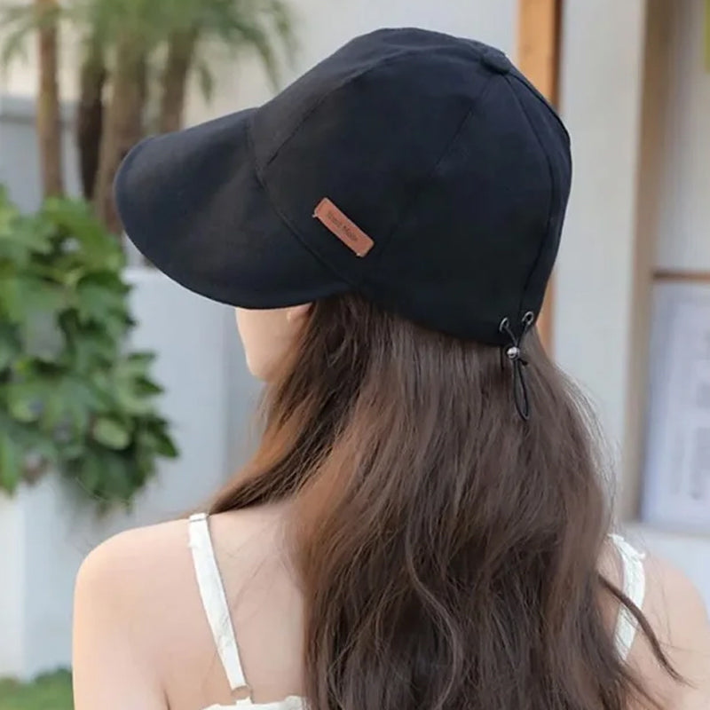 Chapeau de soleil en coton pour femmes avec protection UV, été, respirant