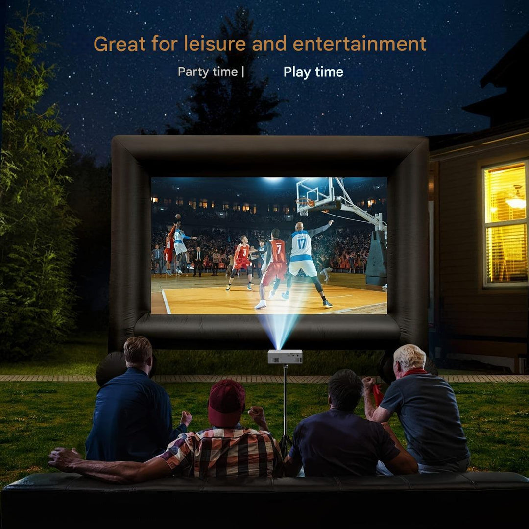 Mini vidéoprojecteur LED 3000 lumens portable pour le salon et le jardin