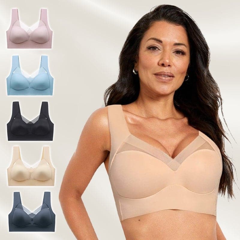 Soutien-gorge push-up sans coutures pour femme, sans armatures, en coton, pour l’automne