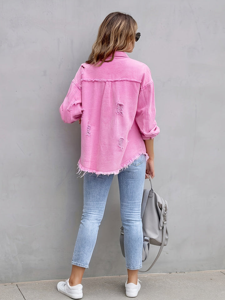 Gilet en jean pour femme, pour l'automne, décontracté et chic, veste sans manches